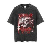 kakazoomm store Maglietta Berserker Guts Casca Griffith Lavate Maniche Corte Magliette Anime Merch Regali Ragazzi Ragazze Donne Uomini