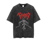 kakazoomm store Maglietta Berserker Guts Casca Griffith Lavate Maniche Corte Magliette Anime Merch Regali Ragazzi Ragazze Donne Uomini