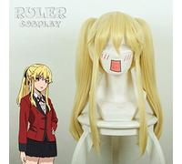 Kakegurui Yumeko Jabami Parrucche Cosplay Liscio Parrucca per capelli sintetica resistente al calore + Parrucca gratis Cap C