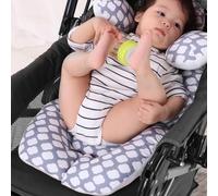 Kakiblin, Cuscino con supporto morbido per la testa e il collo dei neonati, per seggiolino dell’auto, passeggino e carrozzina (nuvola)