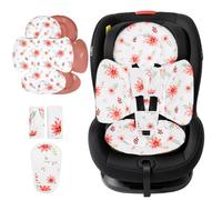 KAKIBLIN Inserto per neonati compatibile con 4moms Mamaroo Swing Graco Swing e seggiolino auto, inserto per seggiolino auto per neonati, ragazze e ragazzi, design reversibile traspirante, supporto per