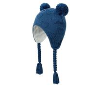 KAKU NANU Cappello Bambino Cappello Lana con PON PON Bambina Invernale Cappello con Copriorecchie Cappelli Neonata Blu 1 2 Anni