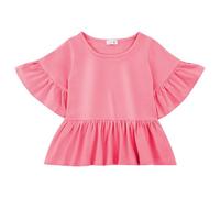 KAKU NANU Maglietta Bambina Cotone T Shirt Rosa Top Estivi Moda 9 10 Anni