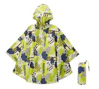 KAKU NANU Mantellina Pioggia Bambino Bambina Antipioggia Poncho Pioggia Impermeabile Tascabile Ragazza Ragazzo Giallo 3 4 5 Anni