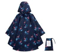 KAKU NANU Mantellina Pioggia Bambino Bambina Poncho Mare Bambino Antipioggia Impermeabile Tascabile Ragazza Ragazzo 6 7 8 9 10 11 12 Ans