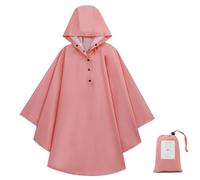 KAKU NANU Mantellina Pioggia Bambino Bambina Poncho Mare Bambino Antipioggia Impermeabile Tascabile Ragazza Ragazzo 6 7 8 9 10 11 12 Ans