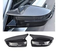 Kakulkomen 1 Paio Calotta Specchio Retrovisore Sinistra Destra Coperchi a specchio laterale per BMW 5 7 Series G30 G31 G38 G11 G12-LHD (fibra di carbonio)