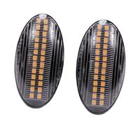 Kakulkomen 2 luci LED per indicatori di direzione dinamici di direzione per parafango laterale Compatibile con Suzuki Swift Jimmy Vitara SX4（colore trasparente）