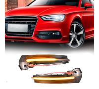 Kakulkomen 2 pezzi Indicatore LED sequenziale di direzione luce dinamica Compatibile con Audi A3 8V S3 RS3 2013 2014 2015 2016 2018 2019 2020 (Gialla)