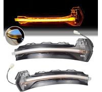 Kakulkomen 2 pezzi Indicatore LED sequenziale di direzione luce dinamica Compatibile con Audi A3 8V S3 RS3 2013 2014 2015 2016 2018 2019 2020 (trasparente)