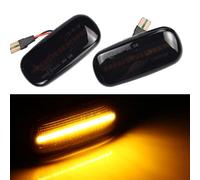 Kakulkomen 2 pezzi luce indicatore laterale LED dinamica segnale di rotazione Compatibile con A-udi A3 S3 8P A4 S4 RS4 B6 B7 B8 A6 S6 RS6 C5 C7