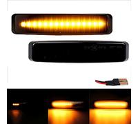 Kakulkomen 2 pezzi luce indicatore laterale LED dinamica segnale di rotazione Compatibile con Bmw Serie 5 e39 1995-2003 M5