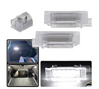 Kakulkomen 2 pz Bianco Led Numero Luce Targa ,Luci targa per auto Per Fia=t 500 500X 500L Argo Panda Grande Punto 60665239