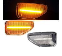 Kakulkomen 2pcs luci LED segnale di rotazione indicatori specchio laterale sinistro + destro con funzione dinamica compatibile con Dacia Logan 2 Sandero 2 Duster 2 Stepway Duster