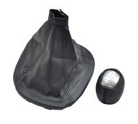 Kakulkomen 5/6 velocità pomello cambio manopola in pelle per IVECO DAILY 2006 2007 2008 2009 2010 2011 2012 2013 2014 2015 2016 2017 (5 velocità- Modello A+Coperchio della testa del cambio)