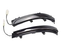 Kakulkomen Coppia di indicatori di direzione dinamici a LED per VW Jetta Mk6 Voyage Saveiro G6 G7 Gol Geracao 6/7/8 UP Spacefox(stile nero fumè)