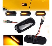 Kakulkomen Indicatore di direzione dinamico a LED per Audi A3 S3 8L 2000-2003 A8 D2 1999-2002 TT 8N 2000-2006 (nero fumé)