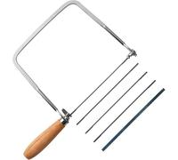 KAKURI Deluxe Coping Saw Set n.7260 con 5 lame legno plastica metallo leggero...