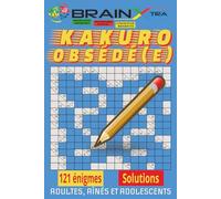 Kakuro - énigmes mathématique - 121 grilles et solutions - Normal, Medium grille 15 X 15: Le Kakuro est un jeu de logique semblable à un mot croisé mathématique - livre de poche