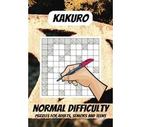 Kakuro Puzzle Book: Easy to Read Print about | 6x9 inches, 110 pages | 50+ Puzzles Normal Difficulty, Perfect Gift for Vacations or Holidays