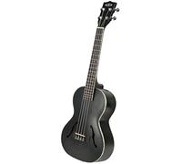 Kala Jazz Tenor Ukulele Metallic Black con gig bag