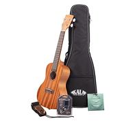 Kala Brand Music Co, Ukulele a 4 corde, Naturale, Concerto (KA-15C-BNDL)