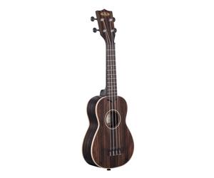 Kala KA-EBY-S Ukulele Soprano Striped Ebony C/borsa