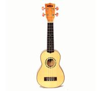 Kala KA-FMS Flamed Spalted Maple Soprano Ukulele with Solid Top
