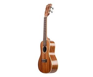 Kala KA-SMH-CG Gloss Solid Mahogany Concert Ukulele with Case