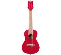 KALA KA-SPRK-Red - Sparkle Series Ritsy Red Concert Ukulele con borsa (UB-C)