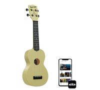 Kala - KA-WMG-YL-S - Ukulele Soprano Bambini Adulti e Principianti, Ukulele Scuola Media in ABS per Musicisti Esperti/Nuovi, Custodia Inclusa, Strumenti Musicali Bambini a Corda, Satinato colorato