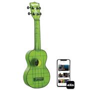 Kala - KA-WMT-GN-S - Ukulele Soprano Bambini Adulti e Principianti, Ukulele Scuola Media in ABS per Musicisti Esperti/Nuovi, Custodia Inclusa, Strumenti Musicali Bambini a Corda, Satinato colorato