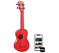 Kala - KA-WMT-RD-S - Ukulele Soprano Bambini Adulti e Principianti, Ukulele Scuola Media in ABS per Musicisti Esperti/Nuovi, Custodia Inclusa, Strumenti Musicali Bambini a Corda, Satinato colorato
