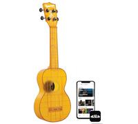 Kala - KA-WMT-YL-S - Ukulele Soprano Bambini Adulti e Principianti, Ukulele Scuola Media in ABS per Musicisti Esperti/Nuovi, Custodia Inclusa, Strumenti Musicali Bambini a Corda, Satinato colorato