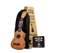 Kala Kit de inicio oficial para aprender a tocar ukelele soprano kala que incluye clases en línea, aplicación para afinación y cuadernillo (KALA-LTP-S)