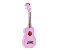 KALA Makala DOLPHINS MK-SD/PKBRST Soprano Ukulele, Pink Burst