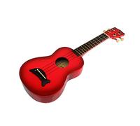 KALA Makala DOLPHINS MK-SD/RDBRST Soprano Ukulele, Red Burst