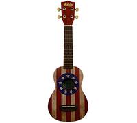 KALA Makala UKADELICS MK-SUSA Soprano Ukulele, USA Flag