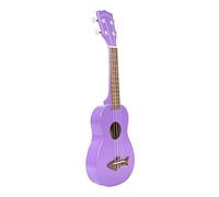 Kala - MK-SS/PUR -Ukulele Soprano Bambini Adulti e Principianti, Ukulele Scuola Media in ABS per Musicisti Esperti/Nuovi, Custodia Inclusa, Strumenti Musicali Bambini a Corda, Satinato colorato