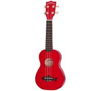 Kala - MK-SS/RED -Ukulele Soprano Bambini Adulti e Principianti, Ukulele Scuola Media in ABS per Musicisti Esperti/Nuovi, Custodia Inclusa, Strumenti Musicali Bambini a Corda, Satinato colorato