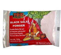Kala Namak - Polvere di sale nero indiano, 100 g, marca TRS