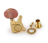 Kala Spare Parts - Machine Head, Gear, Pink Knob, Left - Gold