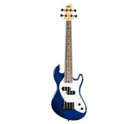 Kala U-Bass Solid Body a 4 stringhe, blu zafferano, fretta, con borsa