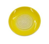 Kaladia Piattaforma in ceramica, tinta unita, ideale per zenzero, parmigiano, ecc. Colore: giallo, diametro: 12 cm, fatto a mano e dipinto a mano, made in Spain