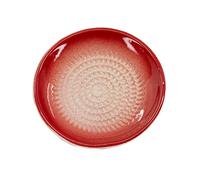 Kaladia Piattaforma in ceramica, tinta unita, ideale per zenzero, parmigiano, ecc. Colore: rosso, diametro: 12 cm, fatto a mano e dipinto a mano, made in Spain