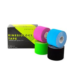 KALAHARI 4 Nastri Kinesiologico Professionale + eBook Applicazioni, Ki