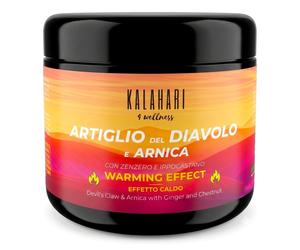 KALAHARI Artiglio del Diavolo e Arnica Gel, Effetto Caldo riscaldante,