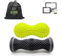 KALAHARI Set Rullo Massaggio Piedi e Pallina Doppia Riccio con eBook sollievo