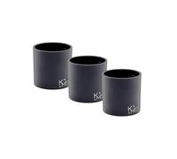 KalaMitica - Set di 3 Cilindri Magnetici 6,5 cm - Piombo - Contenitori Portaoggetti o Porta Vasi Magnetici con Calamita Potente per Lavagne Magnetiche da Parete