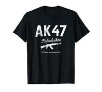 Kalashnikov sovietico AK-47 Arma Russia URSS CCCP Amante delle armi Maglietta
